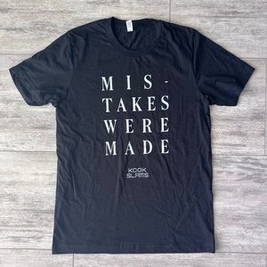 Kookslams Mistakes Were Made Black T shirt Size M